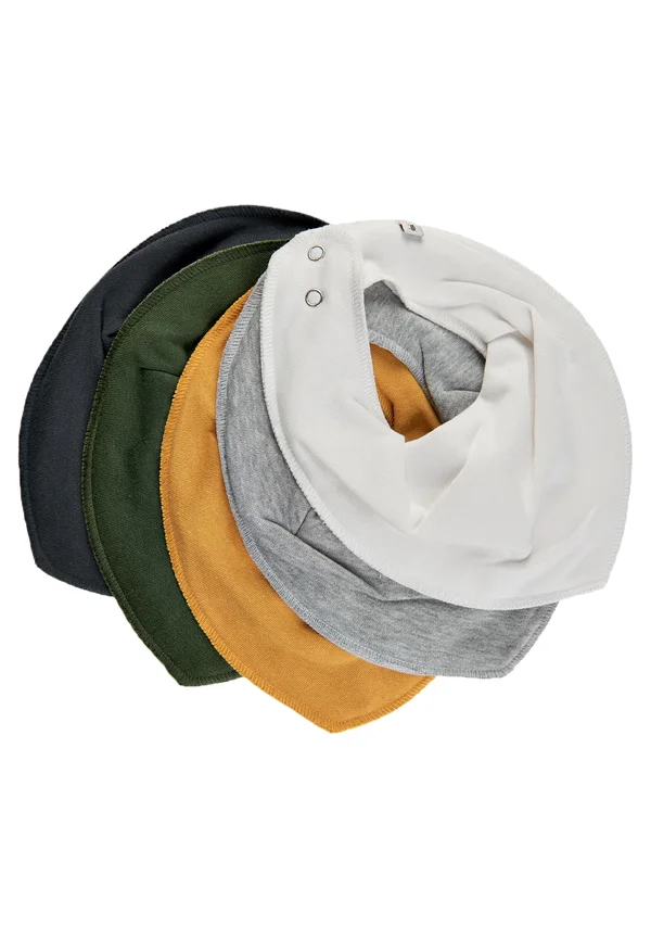 SOLID  5-PACK - Lätzchen - marshmallow white
