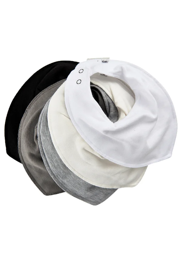 SOLID  5-PACK - Lätzchen - white