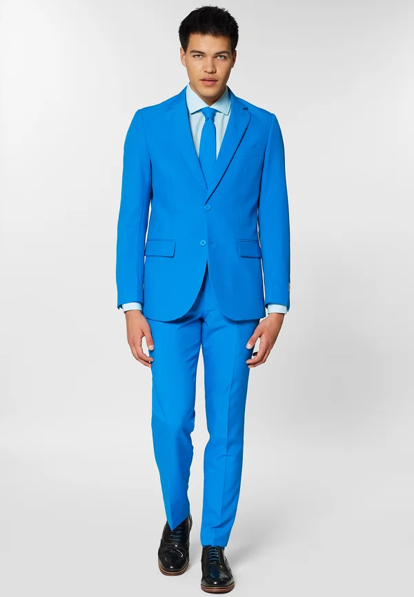SOLID COLOR - Anzug - blue steel