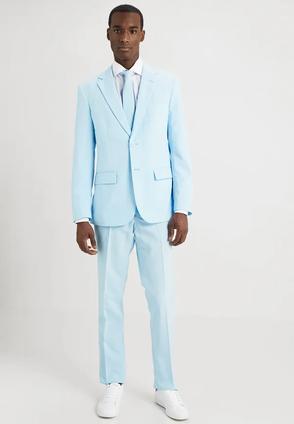 SOLID COLOR - Anzug - cool blue