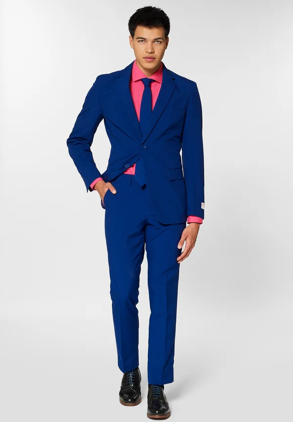 SOLID COLOR - Anzug - Dark blue