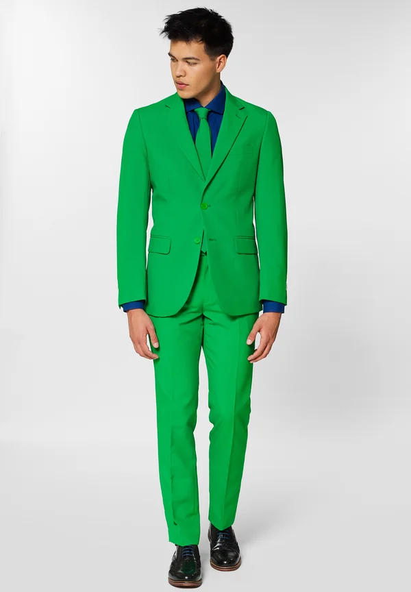 SOLID COLOR - Anzug - evergreen