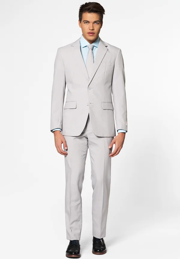 SOLID COLOR - Anzug - Grey