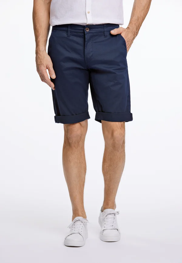 SOLID STRETCH - Shorts - navy