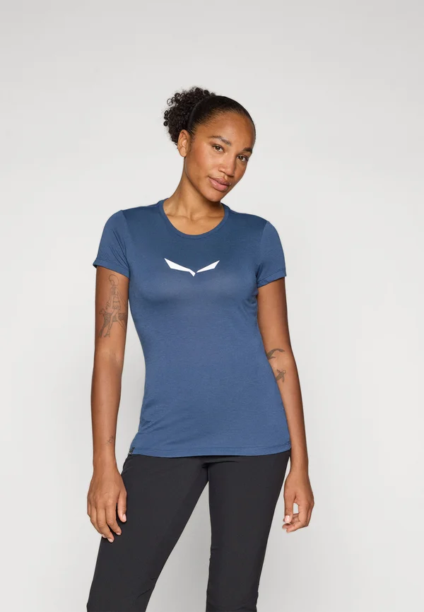 SOLID TEE - Sport T-Shirt - dark denim