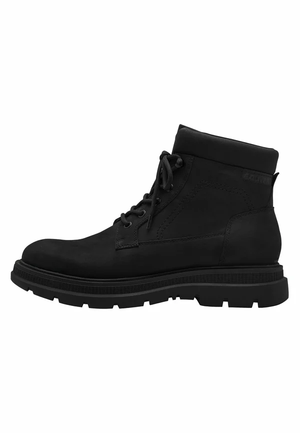 S.OLIVER STIEFELETTE 5-16217-43 - Schnürstiefelette - black