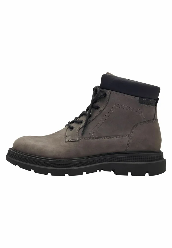 S.OLIVER STIEFELETTE 5-16217-43 - Schnürstiefelette - dark grey