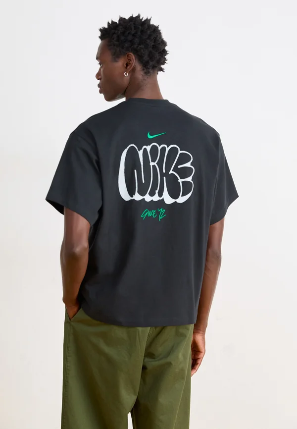 SOLO TEE  - T-Shirt print - black/malachite