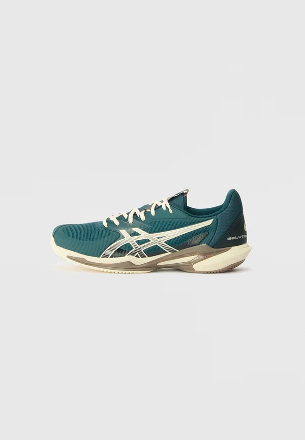 SOLUTION SPEED FF 3 CLAY - Tennisschuh für Sandplätze - saxon green/birch