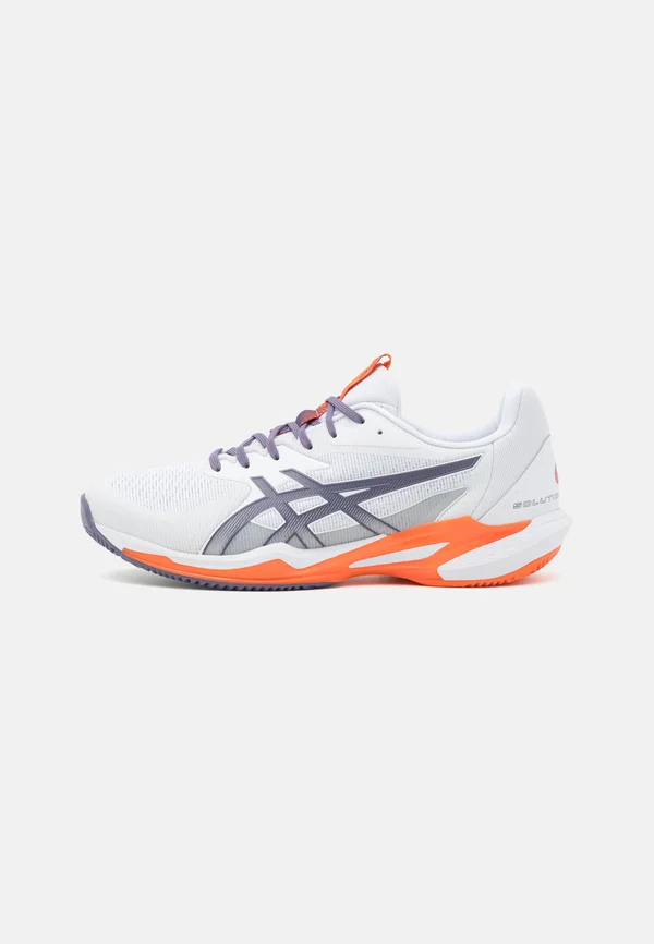 SOLUTION SPEED FF 3 CLAY - Tennisschuh für Sandplätze - white/greyish purple