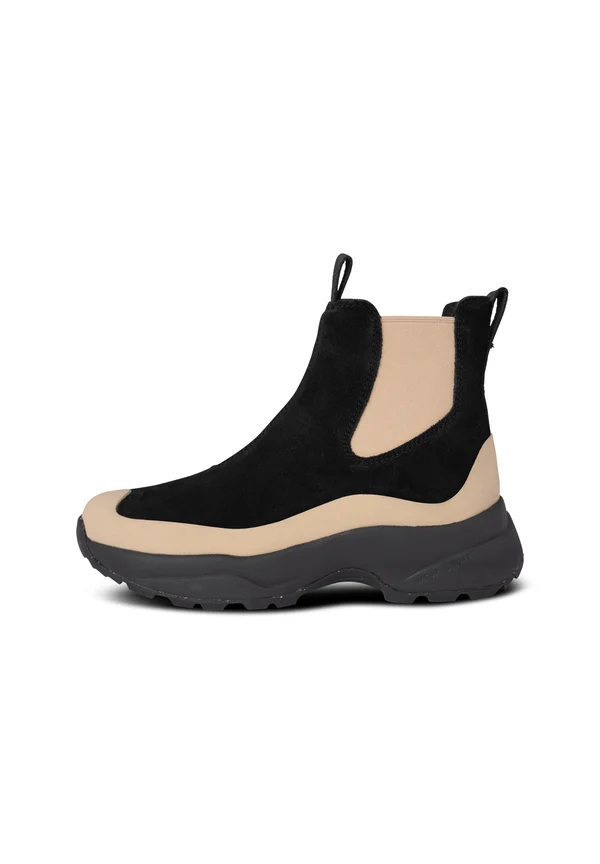 SOLVEIG - Ankle Boot - black coffee cream