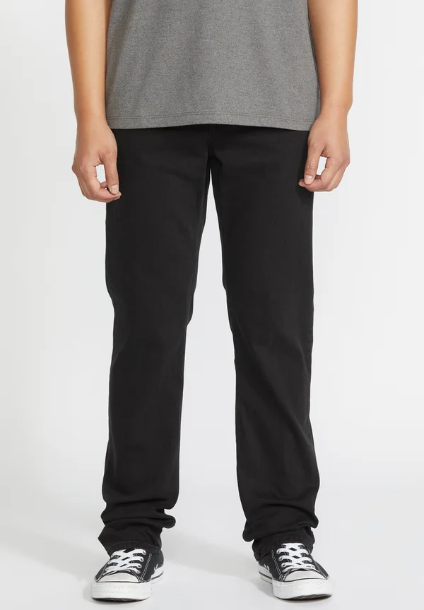 SOLVER - Jeans Straight Leg - black out