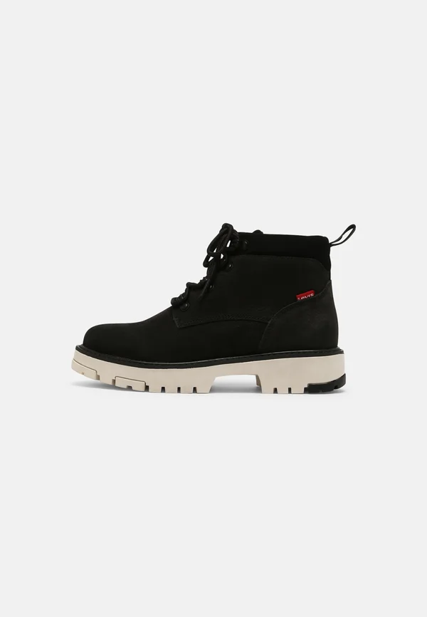 SOLVI - Schnürstiefelette - regular black
