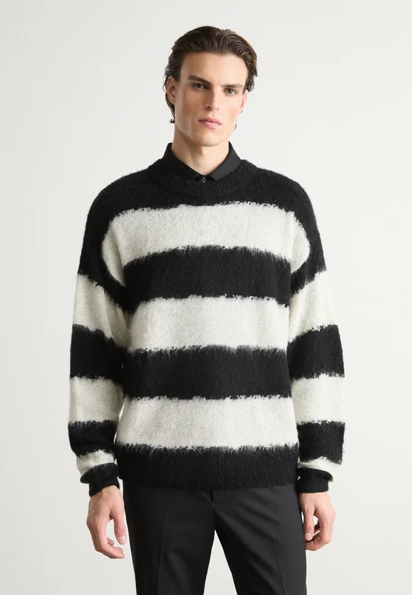SOMI - Strickpullover - black