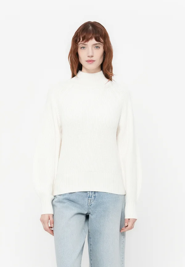 SORELLASIO - Strickpullover - open white