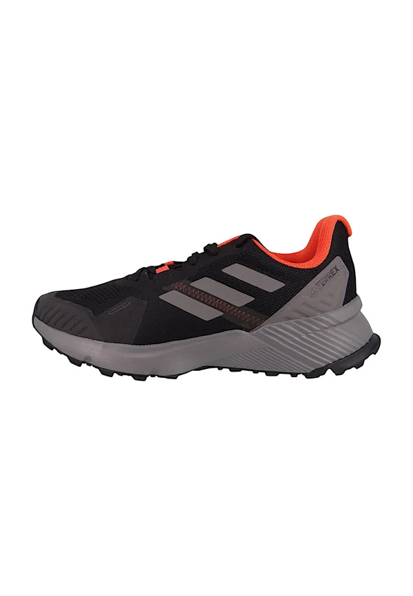 SOULSTRIDE - Laufschuh Trail - core black grey four semi impact orange