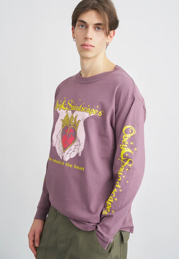 SOUNDSCAPES - Langarmshirt - pigment plum perfect