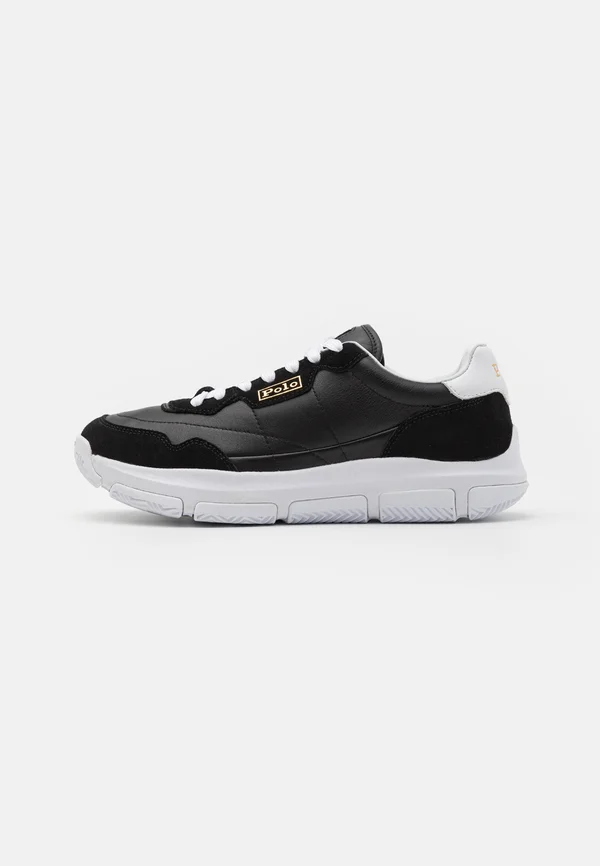 SPA RACER 100 LEATHER-SUEDE SNEAKER - Sneaker low - black/white