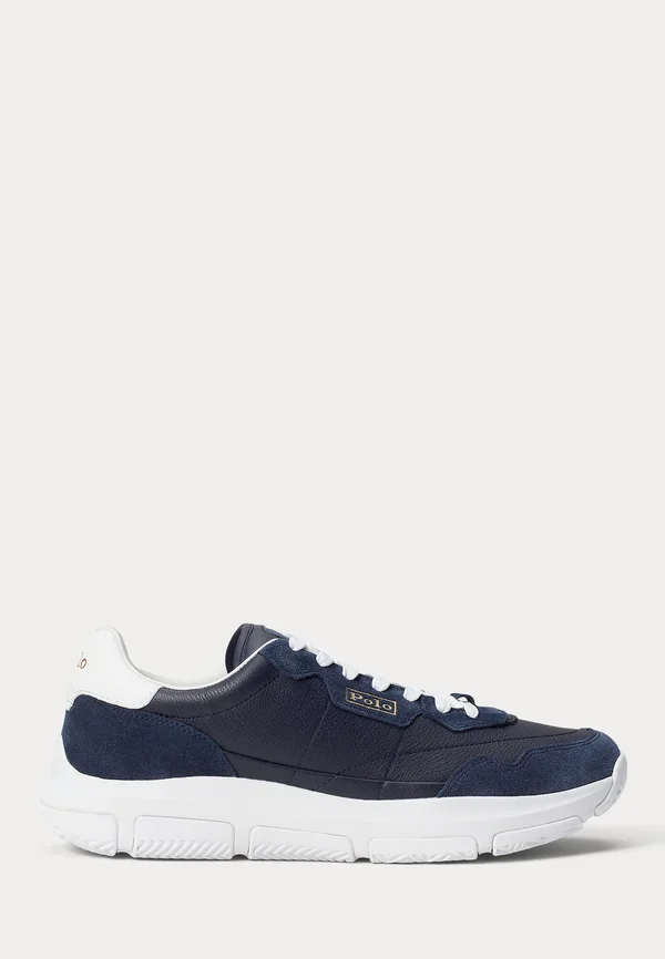 SPA RACER 100 LEATHER-SUEDE SNEAKER - Sneaker low - navy/white