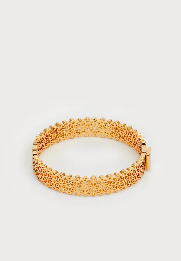 SPADE FLOWER LACE THIN BANGLE - Armband - gold-coloured