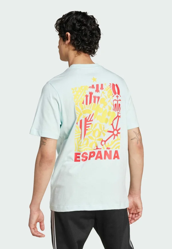 SPAIN FOOTBALL FAN GRAPHIC - T-Shirt print - halo mint