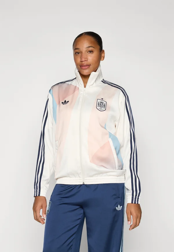 SPAIN TRACK TOP - Nationalmannschaft - chalk white
