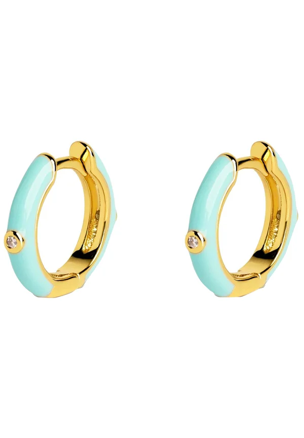 SPARK SKY ENAMEL - Ohrringe - sky oro