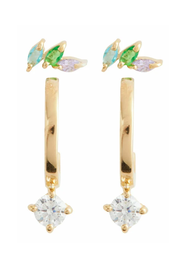 SPARKLE 2 PACK - Ohrringe - gold plated sterling silver