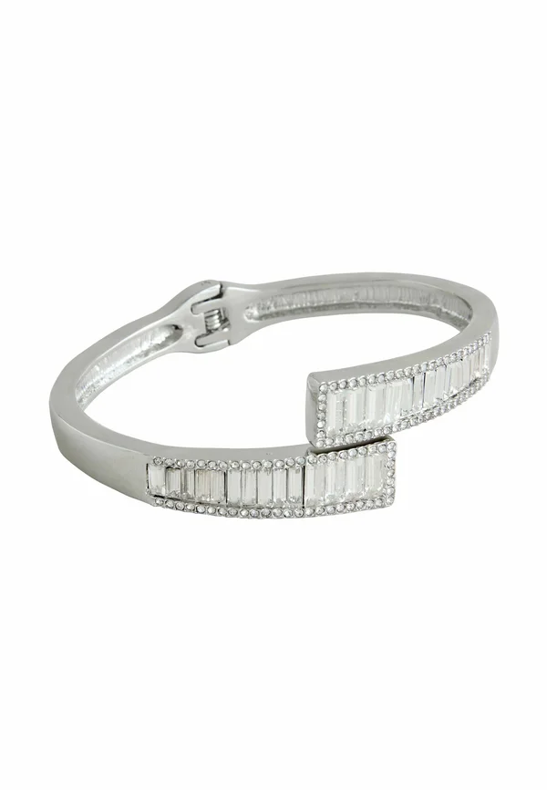 SPARKLE BAGUETTE BANGLE - Armband - silver tone