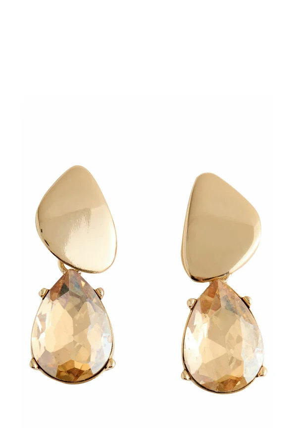 SPARKLE DROP STUD - Ohrringe - gold tone