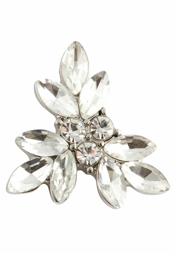 SPARKLE LEAF - Ohrringe - silver tone