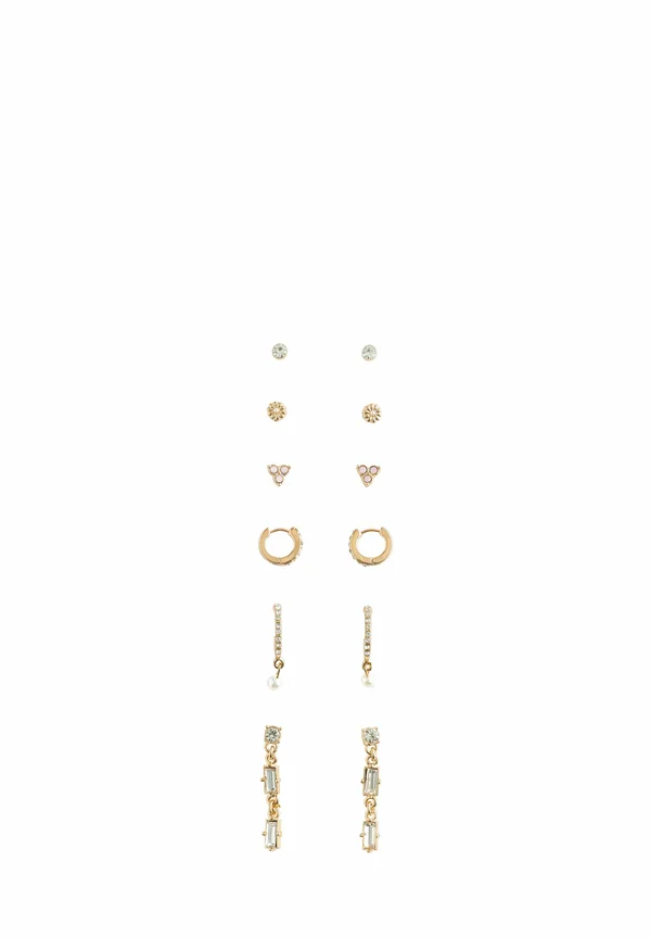 SPARKLE PACK 6 - Ohrringe - gold tone