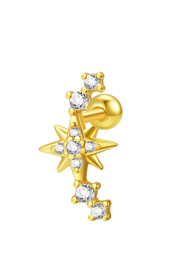 SPARKLE STARS SINGLE PIERCING - Ohrringe - goldfarben