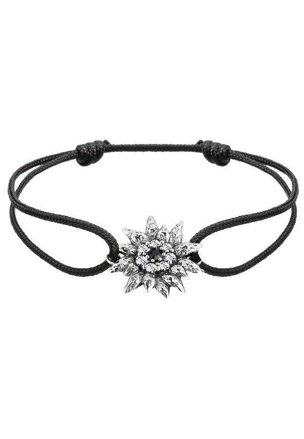 SPARKLING BASIC - MIT KRISTALLEN VON SWAROVSKI® - Armband - schwarz/silberfarben