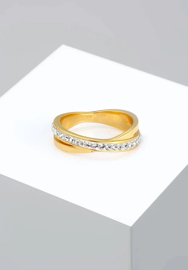 SPARKLING BASIC - MIT KRISTALLEN VON SWAROVSKI® - Ring - gold-coloured