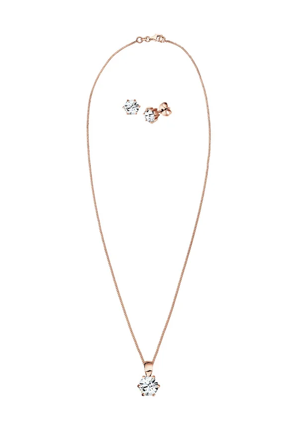 SPARKLING BASIC SET - MIT KRISTALLEN VON SWAROVSKI® - Halskette - weiß