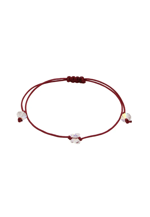 SPARKLING BUTTERFLY CHARM - MIT KRISTALLEN VON SWAROVSKI® - Armband - dunkelrot