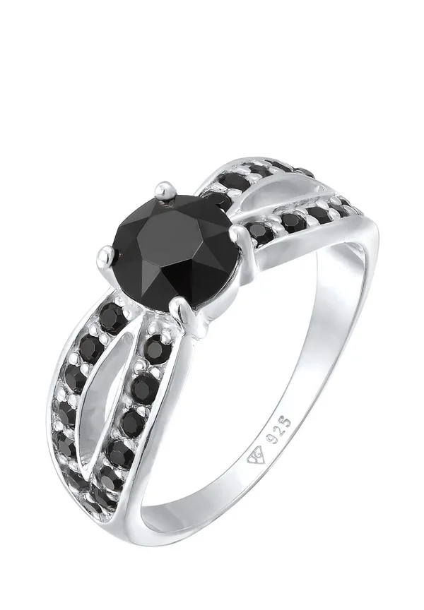SPARKLING ELEGANCE - MIT KRISTALLEN VON SWAROVSKI® - Ring - schwarz