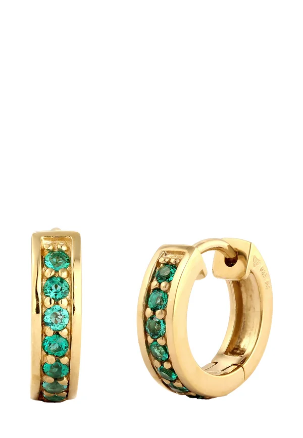 SPARKLING FOREST HOOP - Ohrringe - gold-coloured