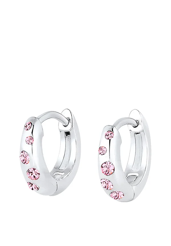 SPARKLING HOOPS - Ohrringe - silberfarben