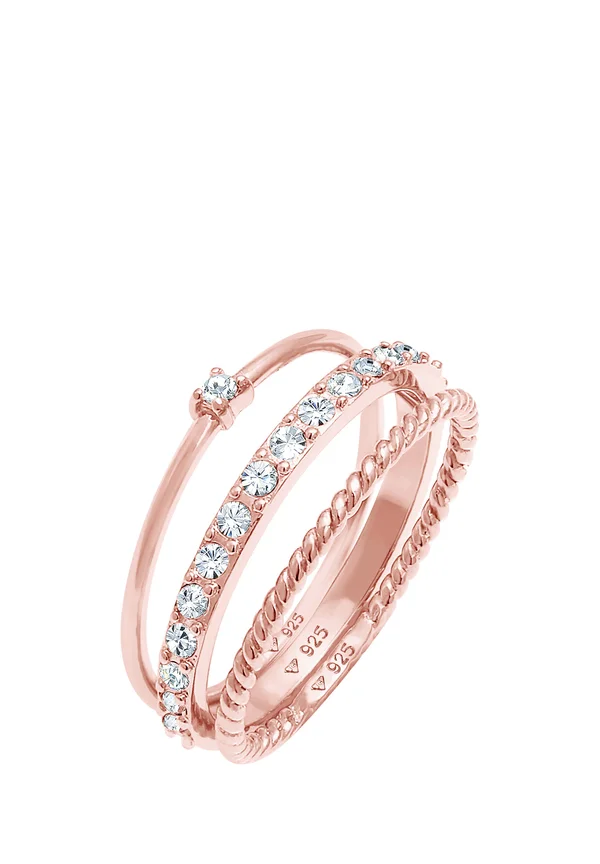 SPARKLING STACK - MIT KRISTALLEN VON SWAROVSKI® - Ring - rosa