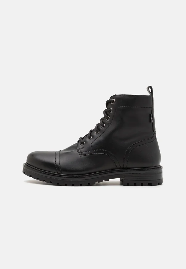 SPARROW - Schnürstiefelette - nero
