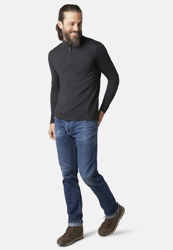 SPARWOOD 1/2 ZIP - Strickpullover - charcoal heather