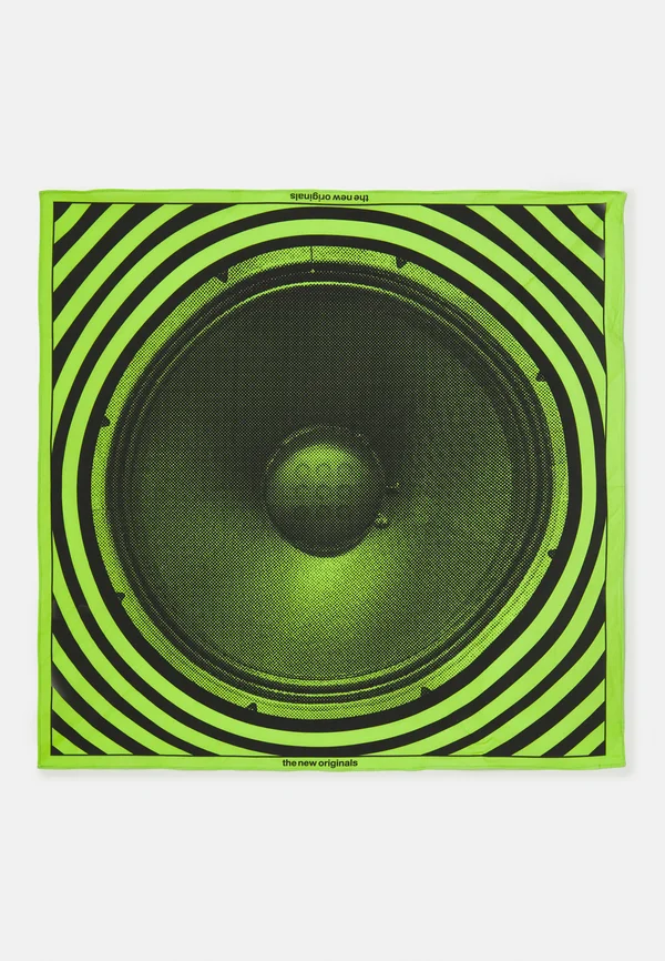 SPEAKER BANDANA UNISEX - Tuch - lime/black