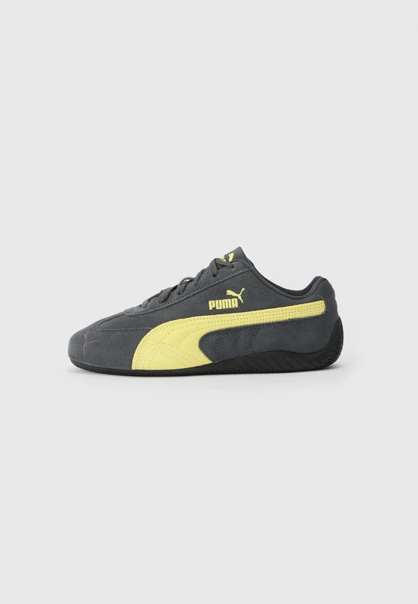 SPEEDCAT JR UNISEX - Sneaker low - strong gray/fresh yellow