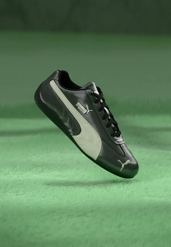 SPEEDCAT METALLIC UNISEX - Sneaker low - black/warm white