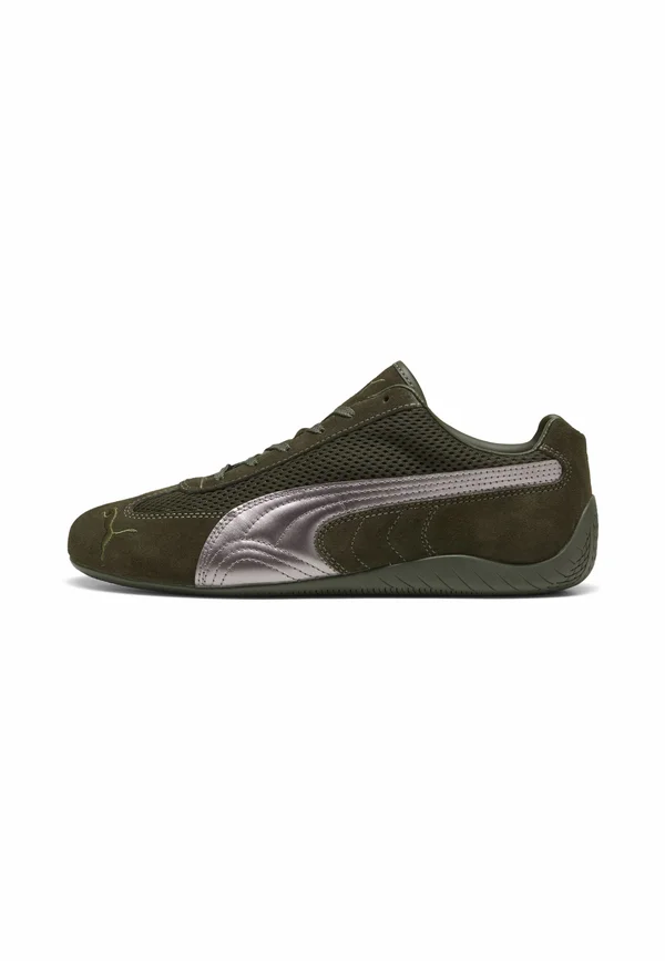 SPEEDCAT PREMIUM - Sneaker low - dark olive matte silver