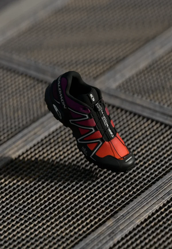 SPEEDCROSS 3 UNISEX - Sneaker low - black/plum perfect/footwear silver-coloured