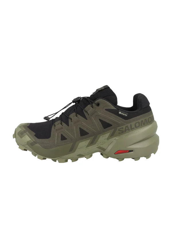 SPEEDCROSS 6 GTX - Laufschuh Trail - black peat/deep lichen green