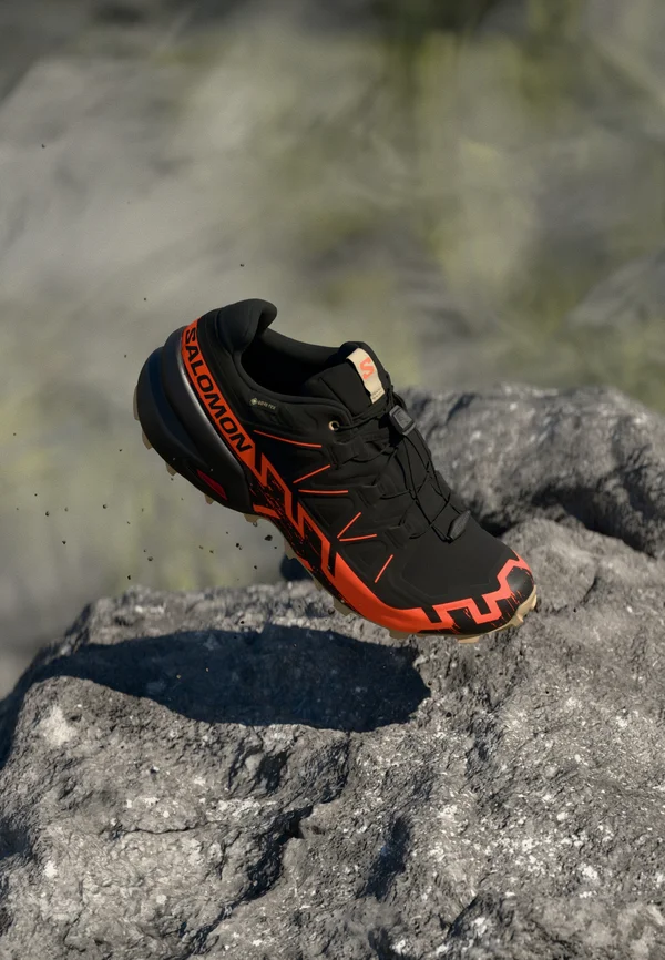 SPEEDCROSS 6 GTX - Laufschuh Trail - black/shocking orange/white pepper